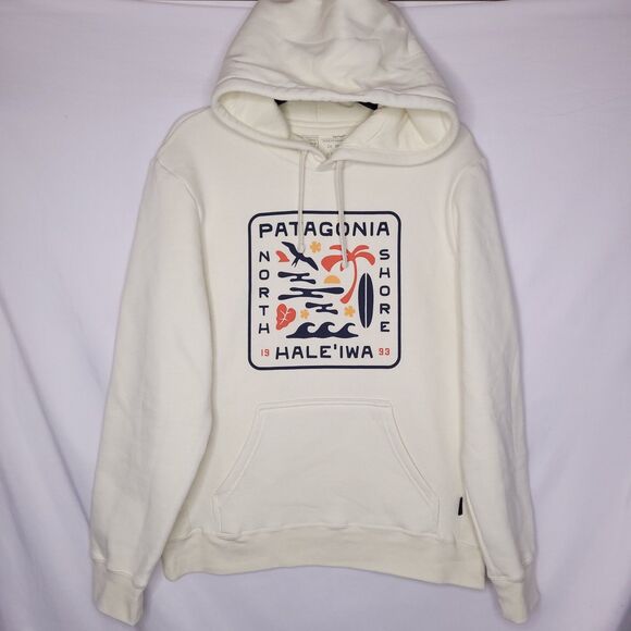 Patagonia Hoodie Mens Small Haleiwa North Shore Uprisal Recycled - Picture 1 of 12